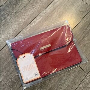 Red Amy Miller Hybrid Wristlet wallet Clutch Bag
